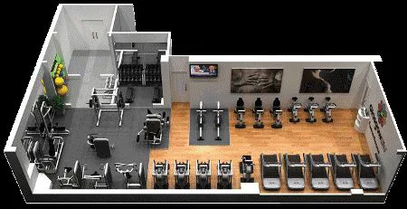 Compact Gym layout