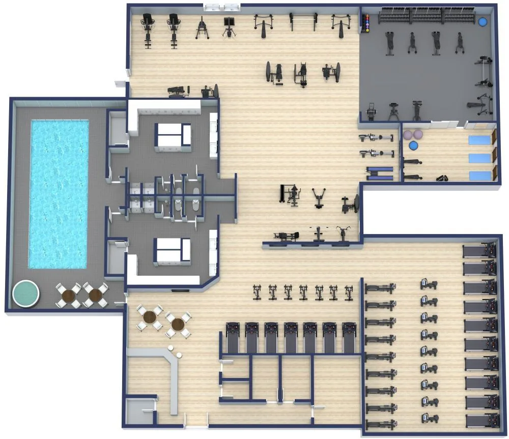 Fitness Center layout