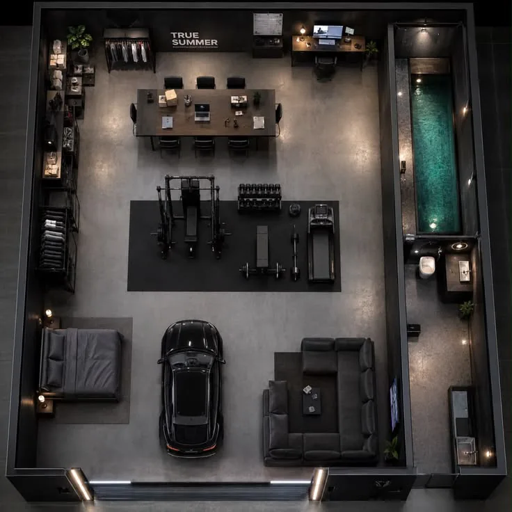 Home Gym layout