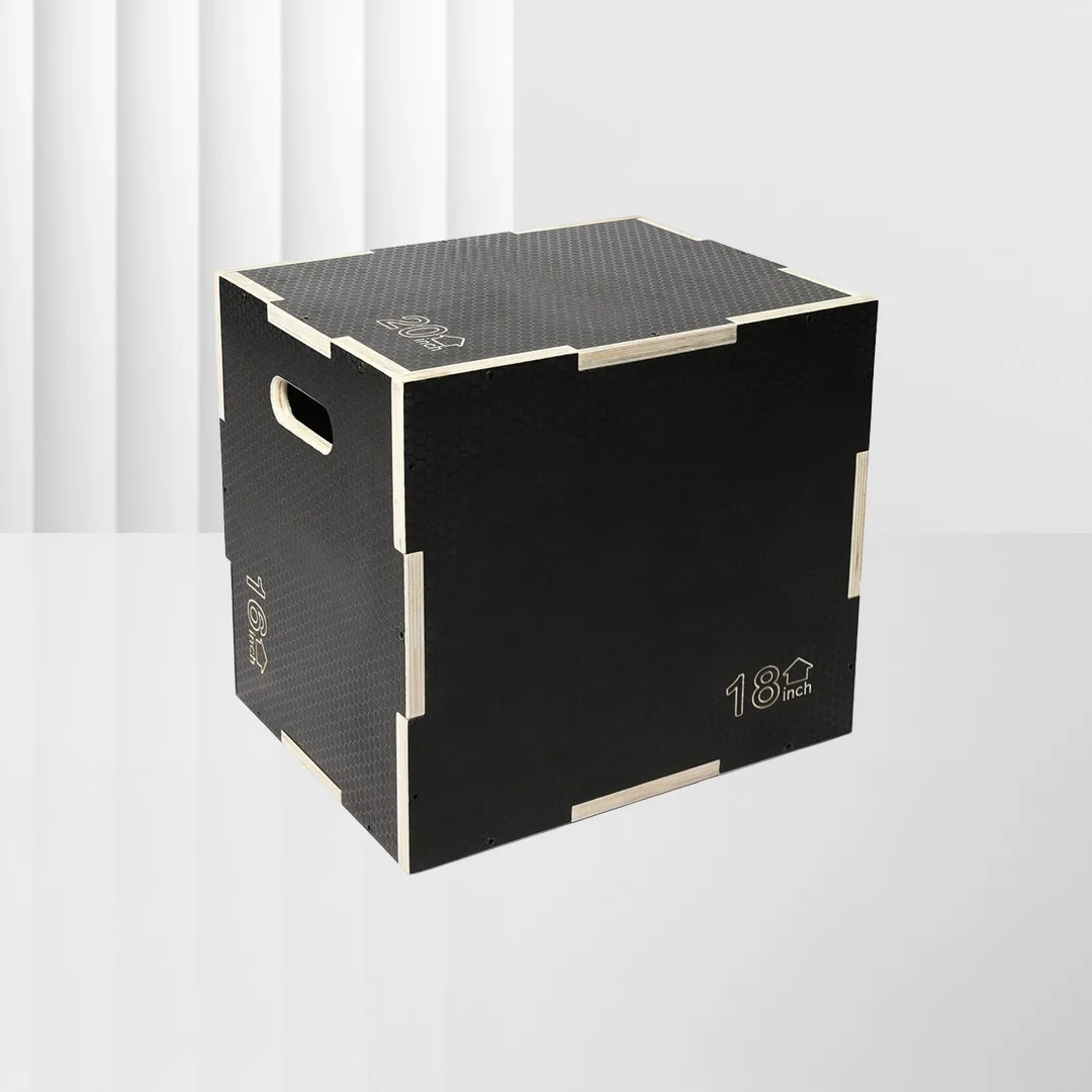 ALIRON Black Wooden Plyo Box J3026/FF32G2A/SU5A32