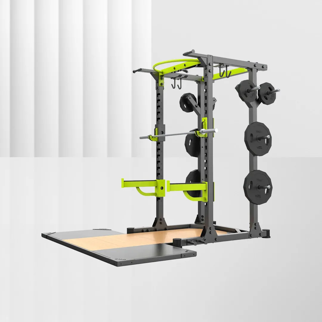 ALIRON Half Rack With Weightlifting Platform 6244P