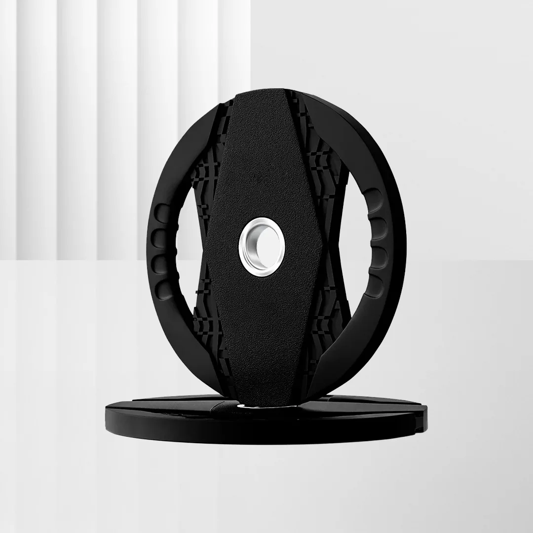 IRONFIT Black Rubber Coated Plate OK2005C